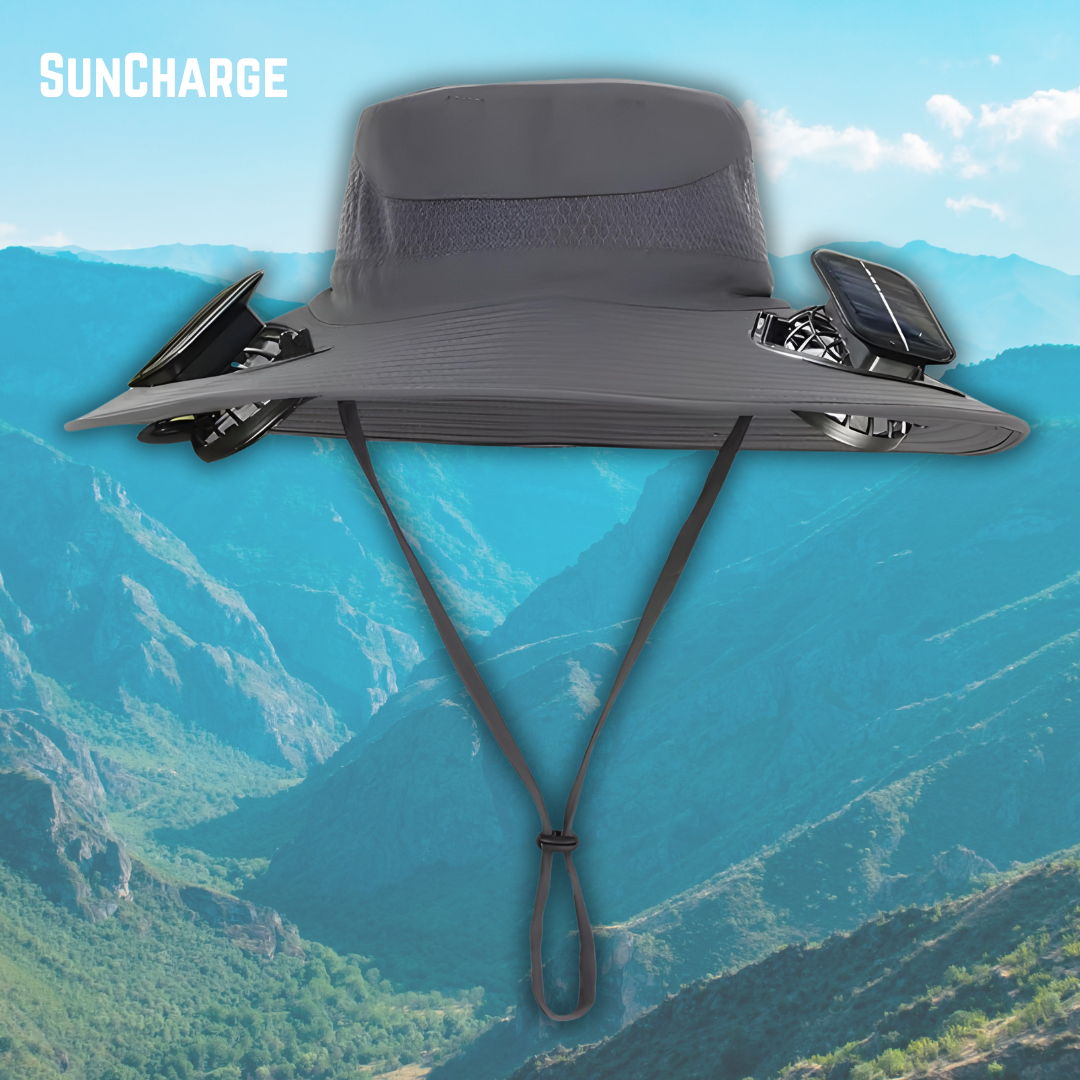 SunCharge SolarBreeze Hat™