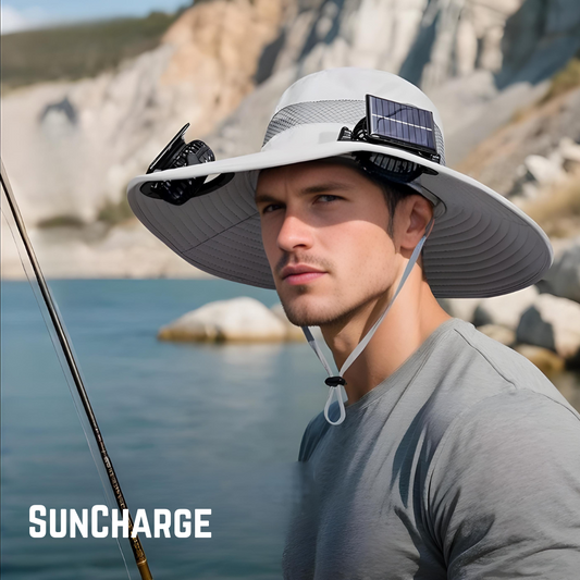 SunCharge SolarBreeze Hat™