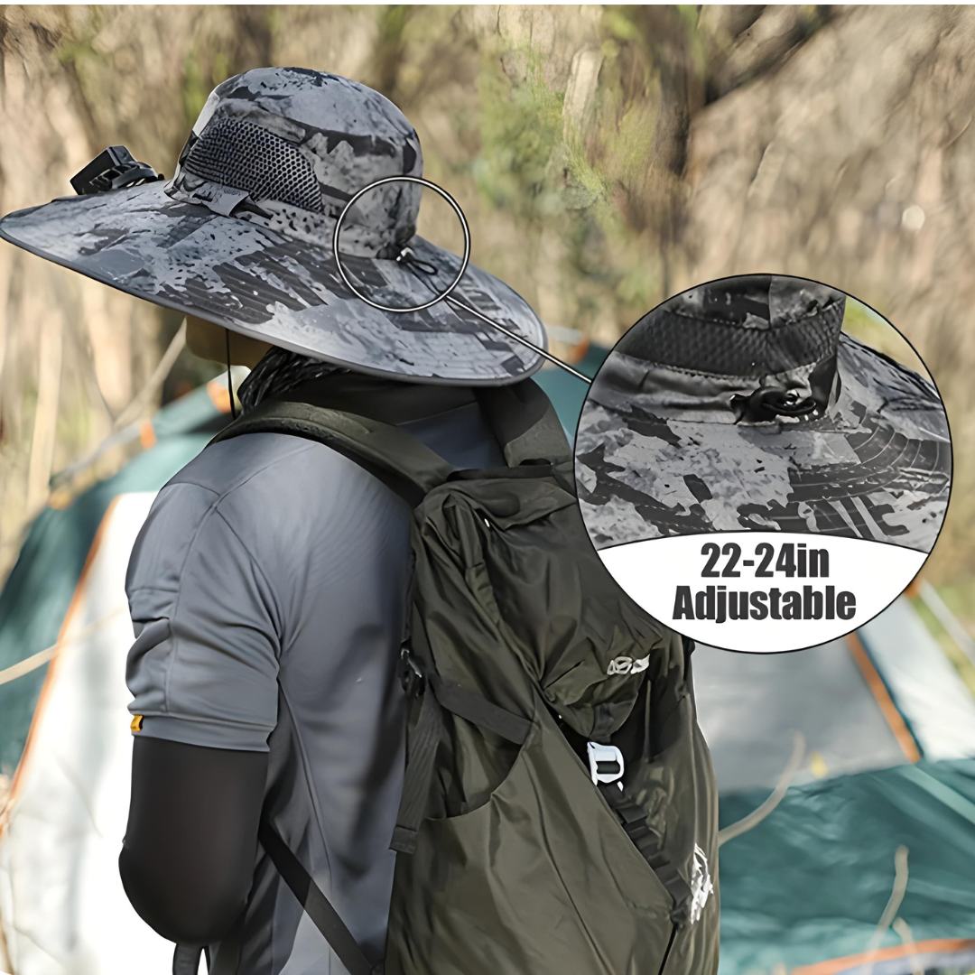SunCharge SolarBreeze Hat™