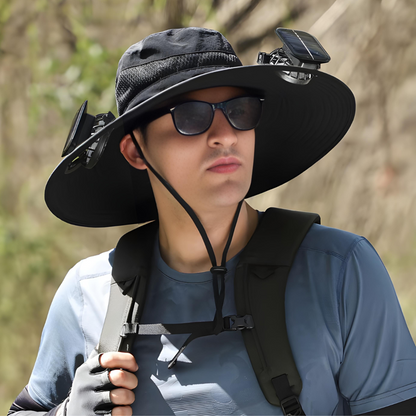 SunCharge SolarBreeze Hat™