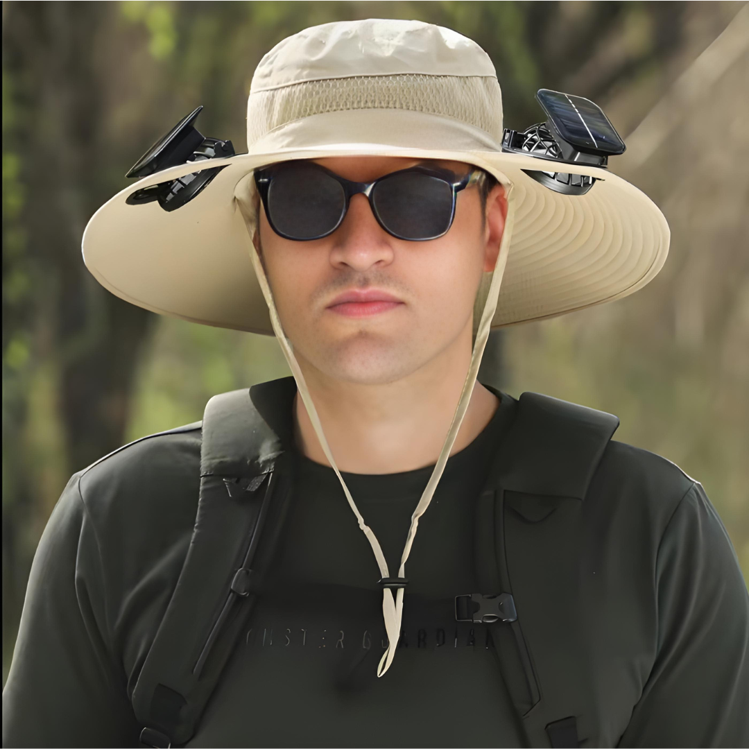 SunCharge SolarBreeze Hat™